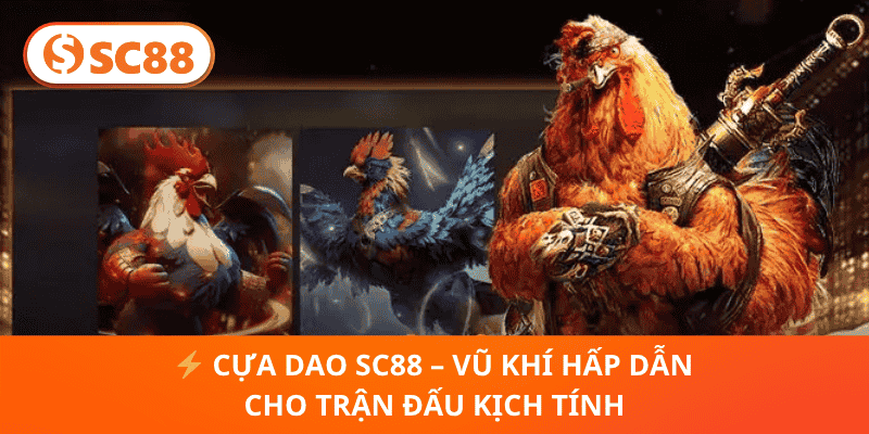 ⚡ Cựa Dao SC88 – Vũ Khí Hấp Dẫn Cho Trận Đấu Kịch Tính