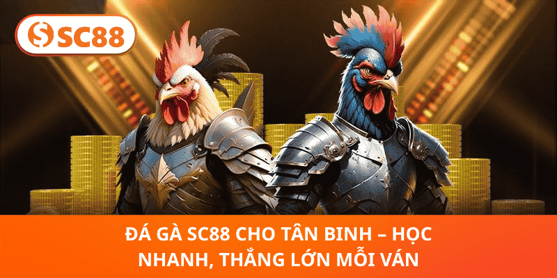 Đá Gà SC88 Cho Tân Binh – Học Nhanh, Thắng Lớn Mỗi Ván